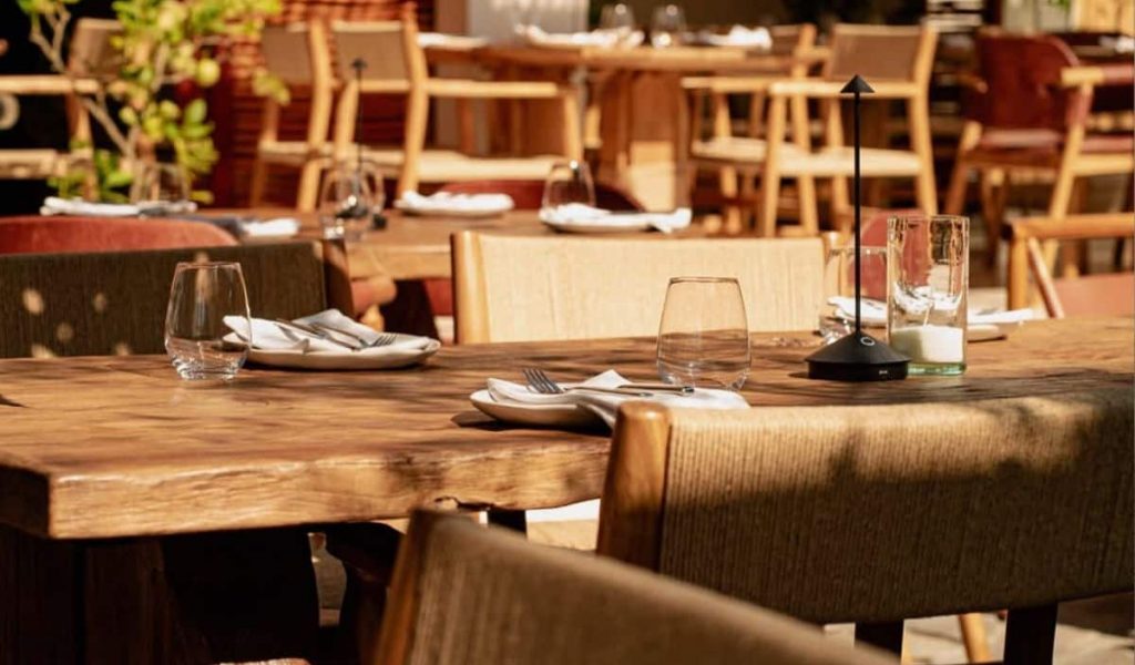 Avli Uluwatu Greek Courtyard Restaurant Avli modern Greek restaurant in Uluwatu courtyard