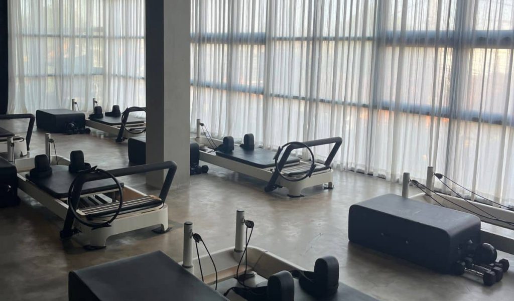 The Project Pilates – Reformer Room Reformer machines inside The Project Pilates studio