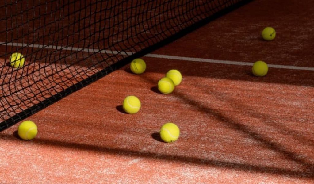 Close-up of padel court and ball at Nusa Padel Club, Uluwatu