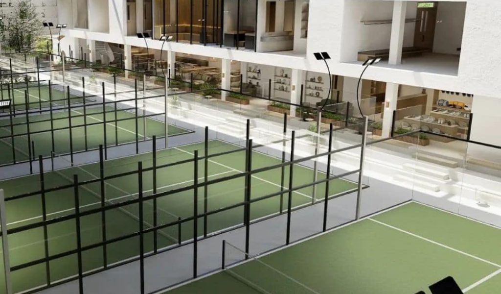 Padel court at Rodri Ovide Academy in Ubud, Bali