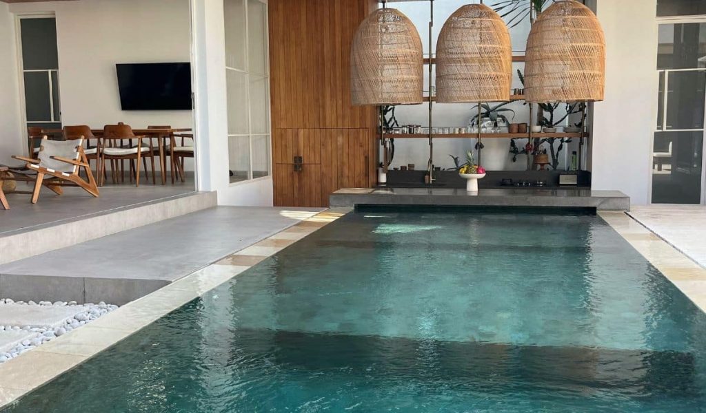 Poolside Escape at Hidden Palms Palm Springs-style pool at Hidden Palms Villa in Canggu