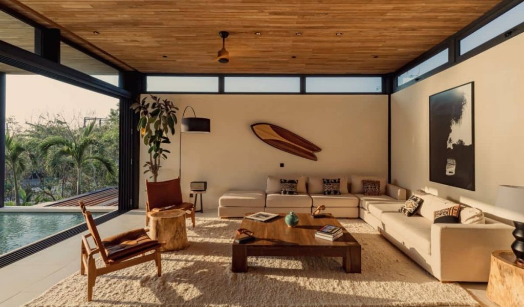 Outdoor Living at Summer Ulu Stylish outdoor area at Summer Ulu villa with modern tropical design